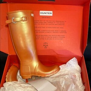 Hunter Women's Winter & Rain Boots - Orange